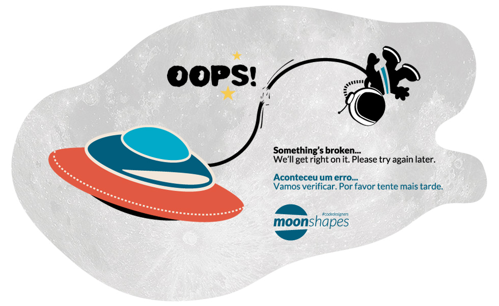 Moonshapes Error page